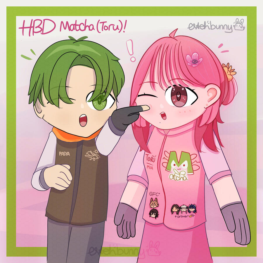 @Matcha415's OC Couple: Pasha & Mia