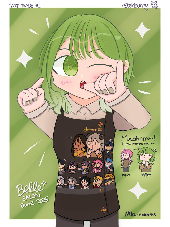 @Matcha415's OC Trade: Mia - Matcha Makeover!