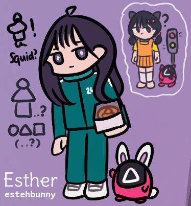 Esther in Squid Game