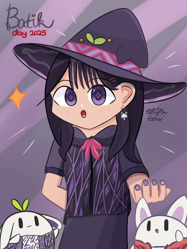 Esther Archive 2025: Batik Day with Witch Girl